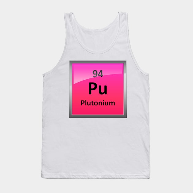 Plutonium Periodic Table Element Symbol Tank Top by sciencenotes